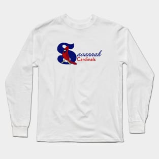 Defunct Savannah Cardinals Minor League Baseball 1985 Long Sleeve T-Shirt